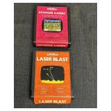 2 Activision game cartridges - Laser Blast &