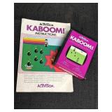 Activision Kaboom! game cartridge & instructions