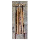 Primitive Flexible Flyer Wood & Metal Sled
