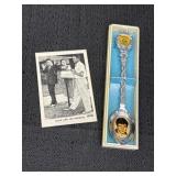Elvis Presley souvenir spoon & pocket mirror w/