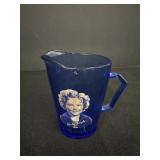 Shirley Temple Cobalt Blue Small Pitcher