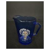 Shirley Temple Cobalt Blue Small Pitcher