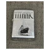 Zippo Titanic High Polish Chrome Lighter E XV