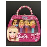 Mattel Barbie PEZ collector's tin purse w/4