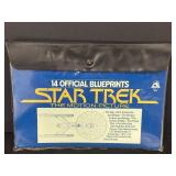 Vtg. Star Trek 14 Official Blueprints Complete Set
