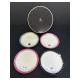 7' Hallmark Barbie 45th Anniversary Plate Set of 4