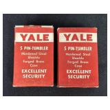 2 Yale 5 Pin-Tumbler padlocks 840