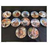 12 John Wayne Franklin Mint Collector Plates