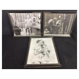 (3) Framed Photographs of Shirley Temple