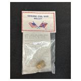 Civil War Bullet fired .577/.58 caliber 3-ring