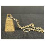2' Engraved Brass Bell
