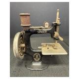 Miniature Singer Toy Sewing Machine, 7in H