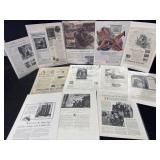 Vtg Advertising for Western electric, GE, Radios