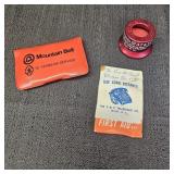 Bell System 1st Aid Kit, AT&T Bottle Cap, &