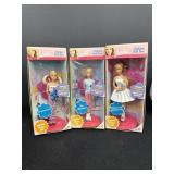 (3) Barbie Fashion Doll Pens