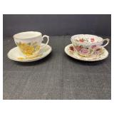 2 Cup & Saucers