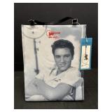 Ashley M tote bag w/black & white photo of Elvis