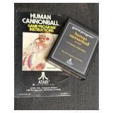 Human Cannonball Atari video game cartridge &
