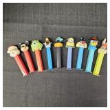 (9) Vintage Pez Candy Dispensers: Mickey, Mike