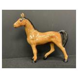 9.25' Glazed ceramic horse figurine