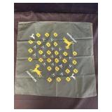 Vtg. John Deere 4 legged deer logo bandana