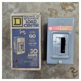 Square D QO Circuit Breaker Load Center 30 Amp