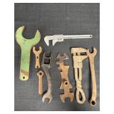 Variety of Spanners & Wrenches (8)