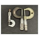 3 micrometers- Starrett,  Lufkin