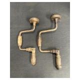 2 Vtg ratcheting bit brace hand drill