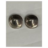925 Mexico clip-on earrings, 1.25in