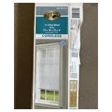 Hampton Bay 1" White Cordless Vinyl Blinds