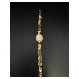 Revlon Quartz Gold Tone Braided Ladies Watch
