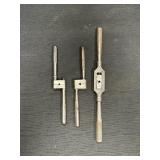 3 T-handle tap wrenches
