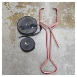 Adjustable Towbar Assembly Handle & Black Nylon