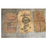 Variety of Burlap Bags (3)