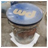 VTG Western Diversified Promo Holiday Metal Tin