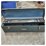 VTG Belknap Hardware "Blue Grass" Metal Toolbox