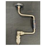 Vtg Stanley Handyman ratcheting bit brace hand
