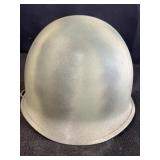 Military styled metal helmet