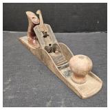 Vintage Cast-iron & Wood Bench Hand Plane