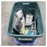 Misc Household Items in Tote