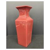16" Haeger Pottery square flared vase