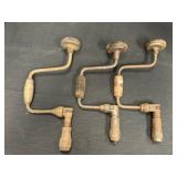 3 Vtg ratcheting bit brace hand drill