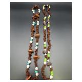 (2) Hawaiian Seed & Shell Necklaces