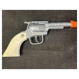 Vtg. die-cast metal toy cap gun