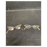 (2) Vintage Ladies Glasses