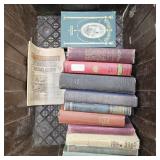 Variety of Vintage Hardcover Books