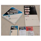Dayton Snow Tire Display advertising pack w/