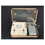 Microtone vacuum tube hearing aid set