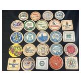 Variety of Vtg. German beer cardboard coasters